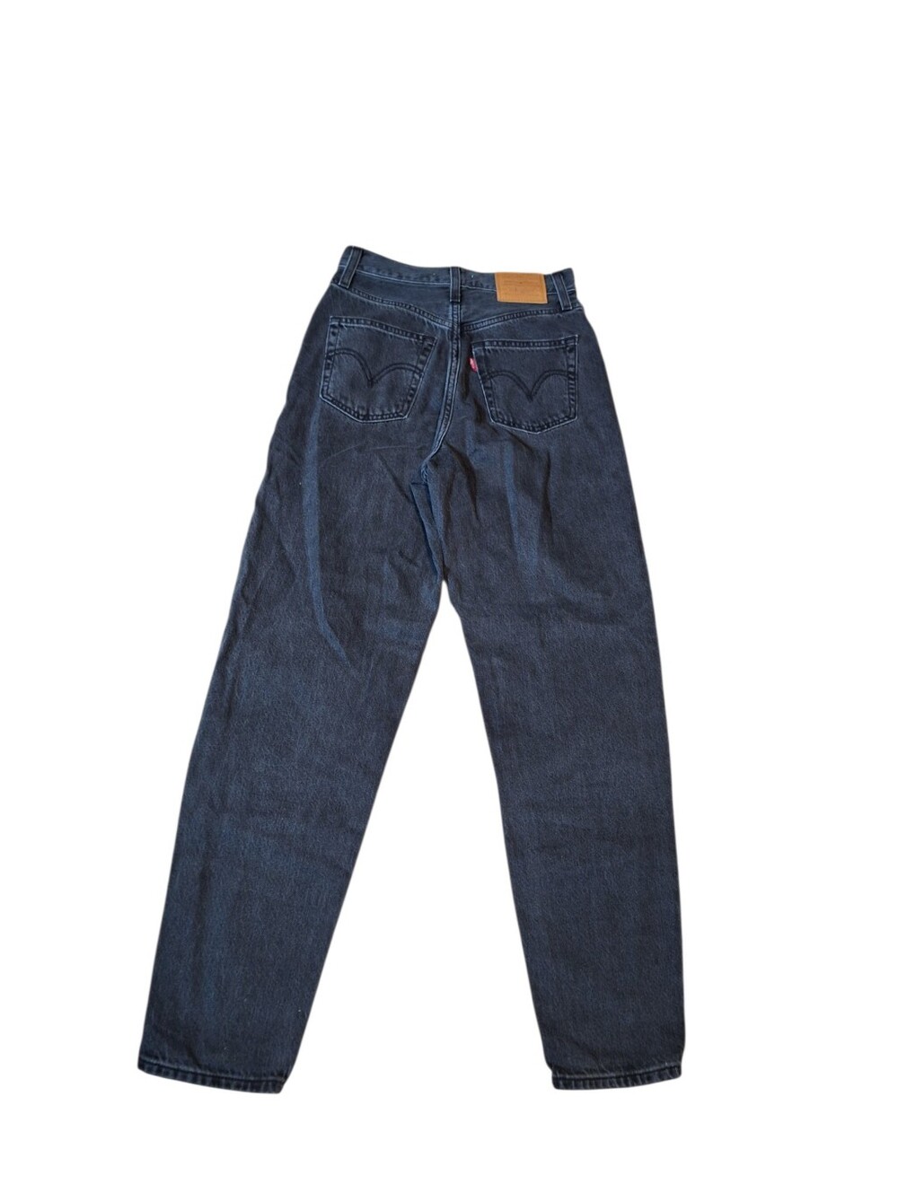 Levis Muted Black jeans ladies 24 / 29 high rise high loose taper